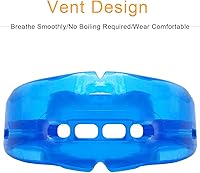 Vista 3 de Coolrunner Protector bucal de doble apoyo, protectores bucales deportivos deportivos para jóvenes, protector bucal para protección de dientes