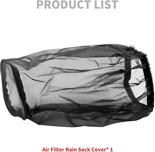 Vista 20 de Funda impermeable para calcetines de lluvia con filtro de aire a prueba de polvo para Harley Sportster XL 1200 883 Dyna Softail Touring Street Glide