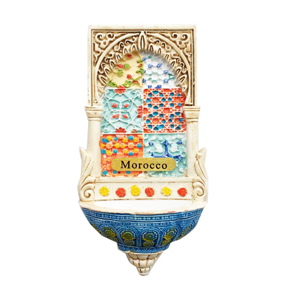 Muyu Magnet Morocco 3D Fridge Magnet Travel Souvenir Gift Home Kitchen Decoration Magnetic Sticker Collection