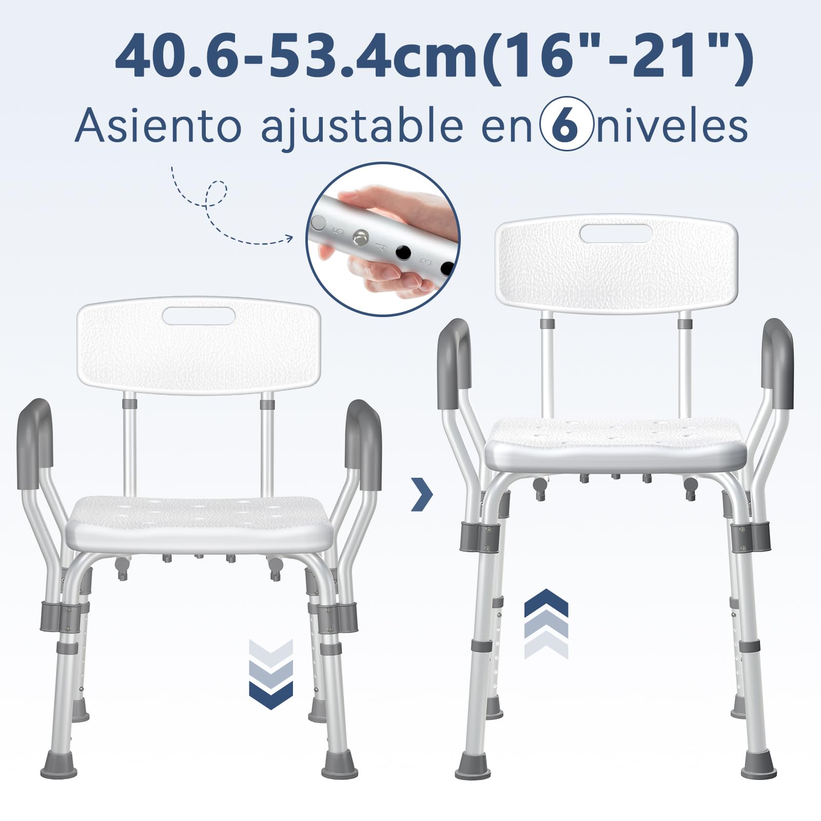 KingPavonini Silla de ducha