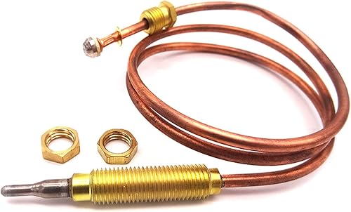 Miniatura 8 de MENSI Universal M8X1 - Sensor térmico de temperatura y seguridad de llama para fogatas de gas natural propano, chimenea de 24 pulgadas