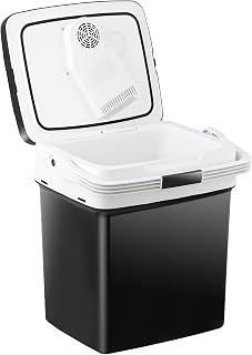 ZENY Car Fridge Electric Cooler and Warmer for Vehicles & Trucks- 12V AC/DC Car Thermoelectric Refrigerator with Handle, Portable Car Fridge for Travel, Camping and Picnics (29L)