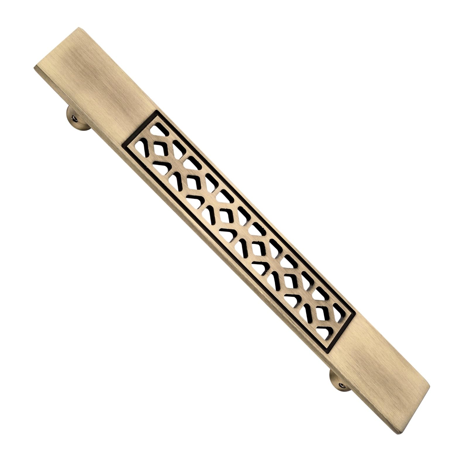 Q-SEVEN Greek Pattern Main Door Handle 12 Inch | Designer Antique Pull Push Handle for Main Door, Main Gate & Entrance | Heavy Duty Steel with Fittings | 1 Year Warranty (Antique, 12 Inch, Q20) 3