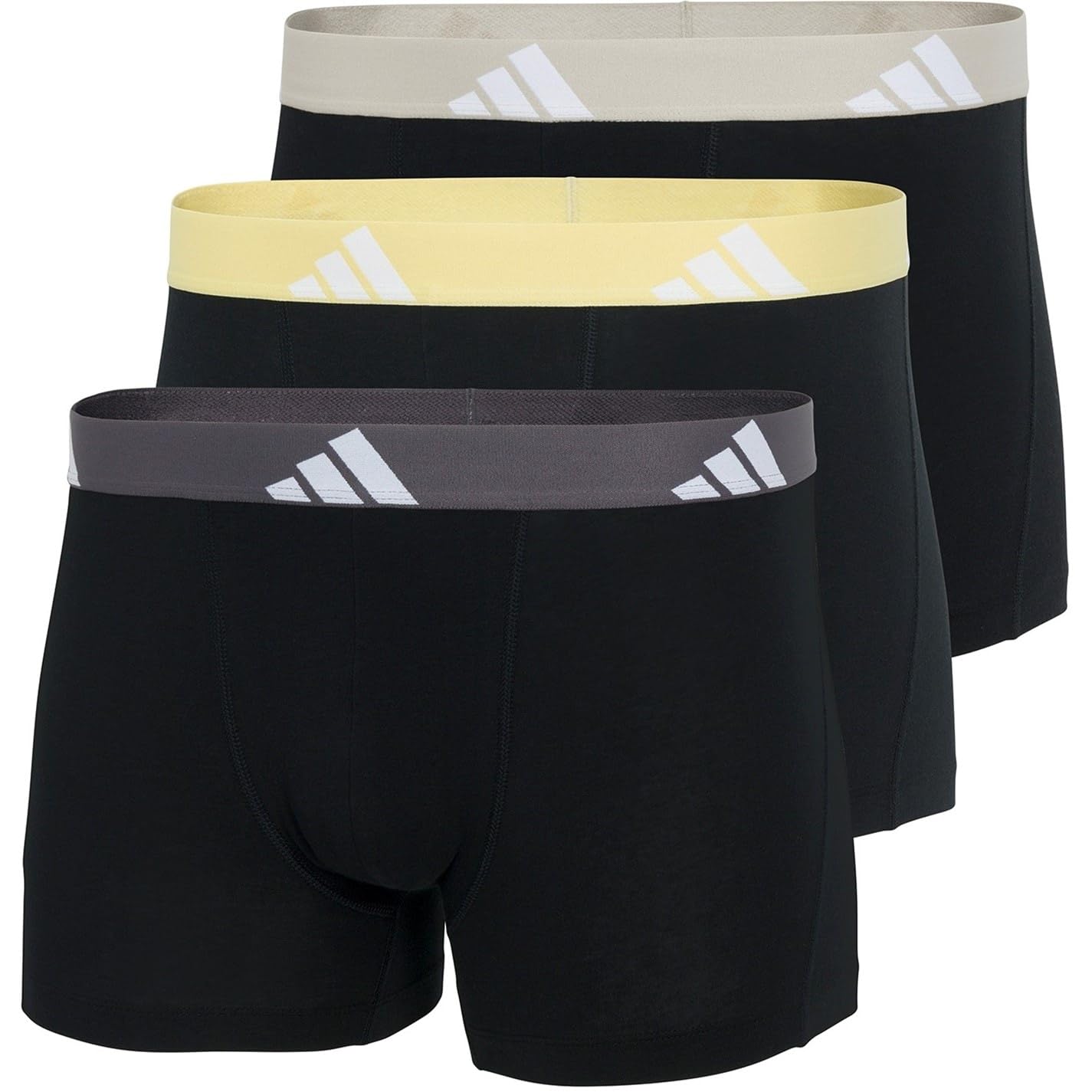 adidas Herren Unterw sche Boxershorts 3er Pack-Trunk 3pk -Active Flex Cotton Boxer Shorts Assorted 4am002 XXL Mens Assorted
