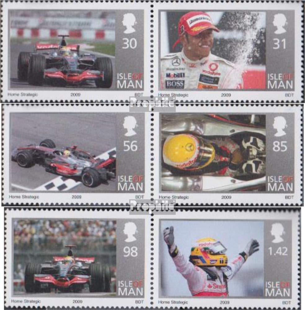 Sellos de Fórmula 1 Isla de Man 2009 Prophila Colección Completa 2
