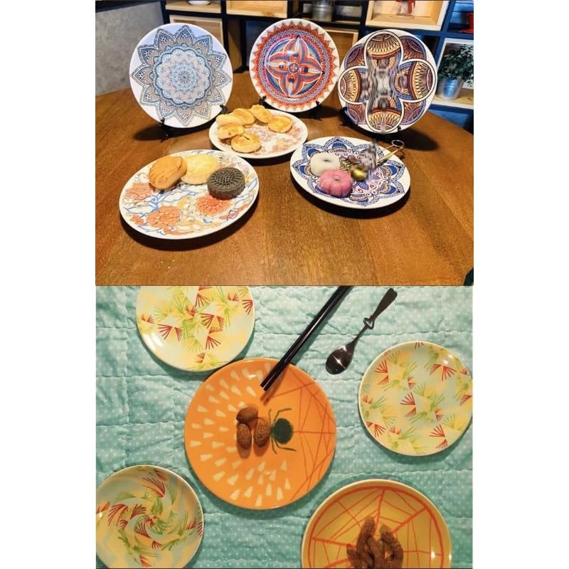 Piatto da pranzo in porcellana personalizzato con foto e testo per decorazione sala da pranzo