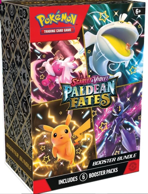 HEART FOR CARDS Paldean Fates 4.5 Tin Box | 4 Booster In Inglese + Carta Promo | Protezione Spedizione Garantita