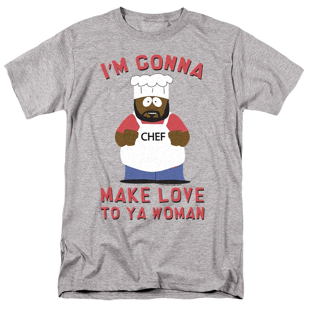 South Park Make Love Unisex T Shirt, Athletic Heather, XX-Large
