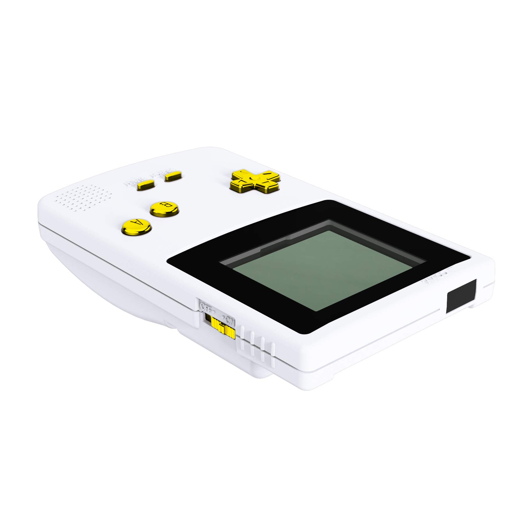 eXtremeRate Botones Completos para Gameboy Color, Teclas de Repuesto A B D-Pad Select Start, Accesorios para GBC, No Incluye Consola Portátil, Dorado Cromo