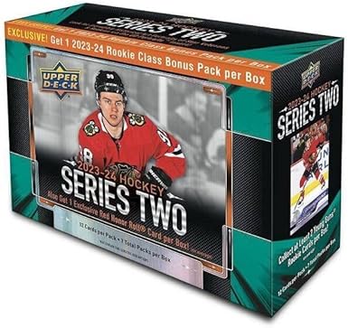 2023-24 Upper Deck Series 2 Hockey Mega Box - 7 Packs Per Box