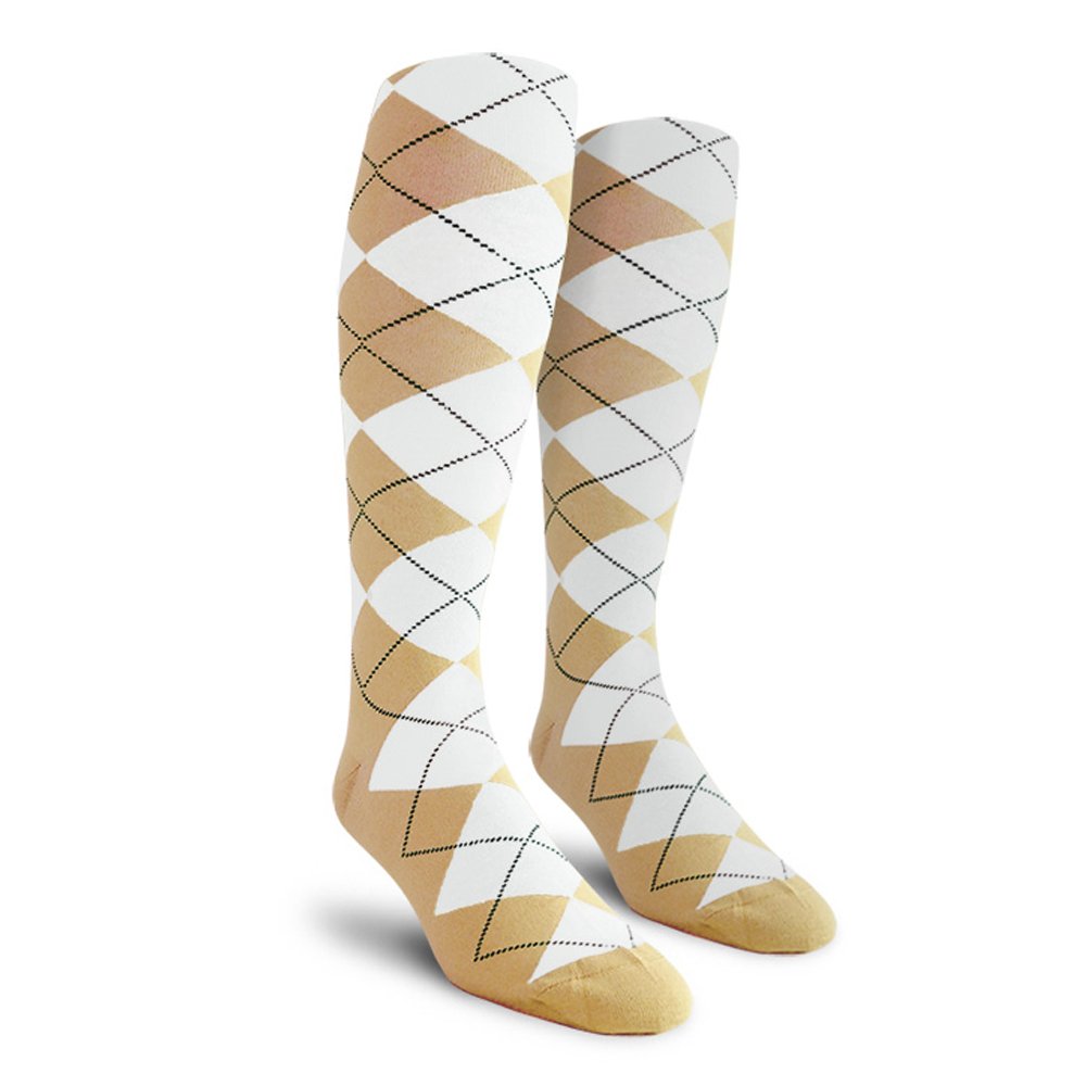 Golf Knickers Colorful Knee High Argyle Cotton Socks For Men Women and Youth (AAA-ZZZ)