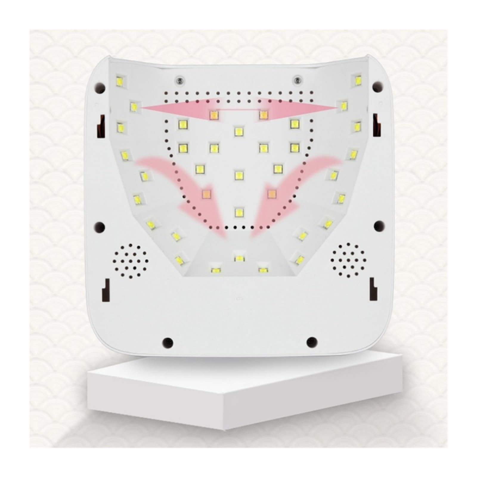 Lampa UV do paznokci, Lampa LED UV do paznokci 88W Lampa do ładowania paznokci Lakier żelowy UV Cure Light Przenośna suszarka do żelu żelowego Manicure Lampy LED Bezprzewodowa lampa UV do paznokci do