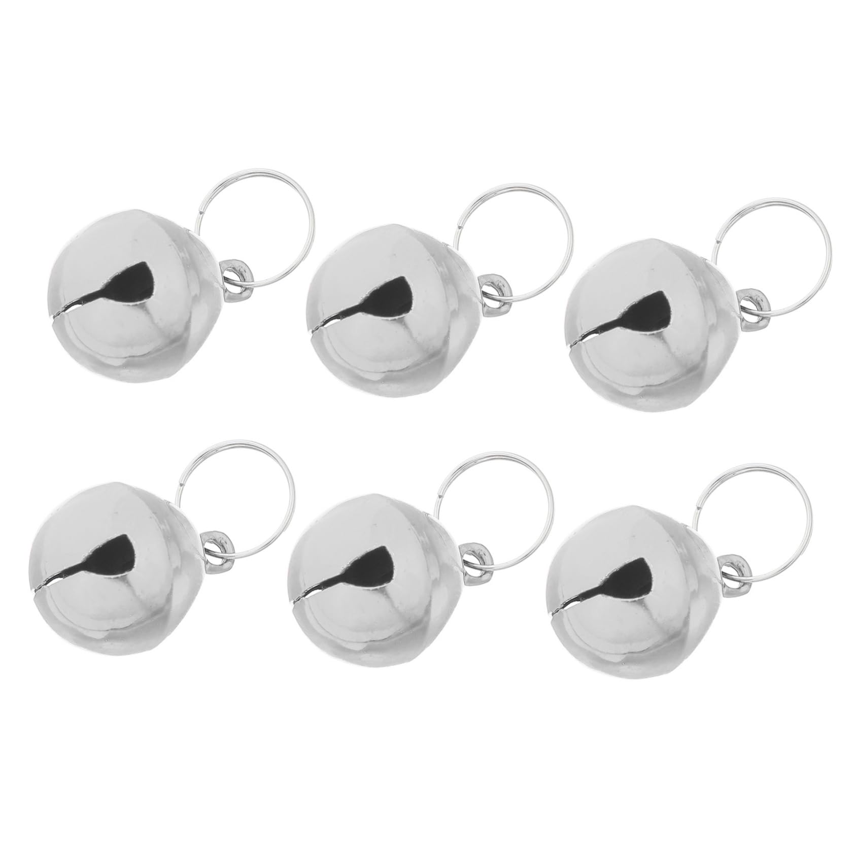 HOLIDYOYO 6Pcs Pet Collar Bells for Dogs and Cats Durable for DIY Crafts Tracker Accessories and Daily Use Charming Designs for Pet Collars