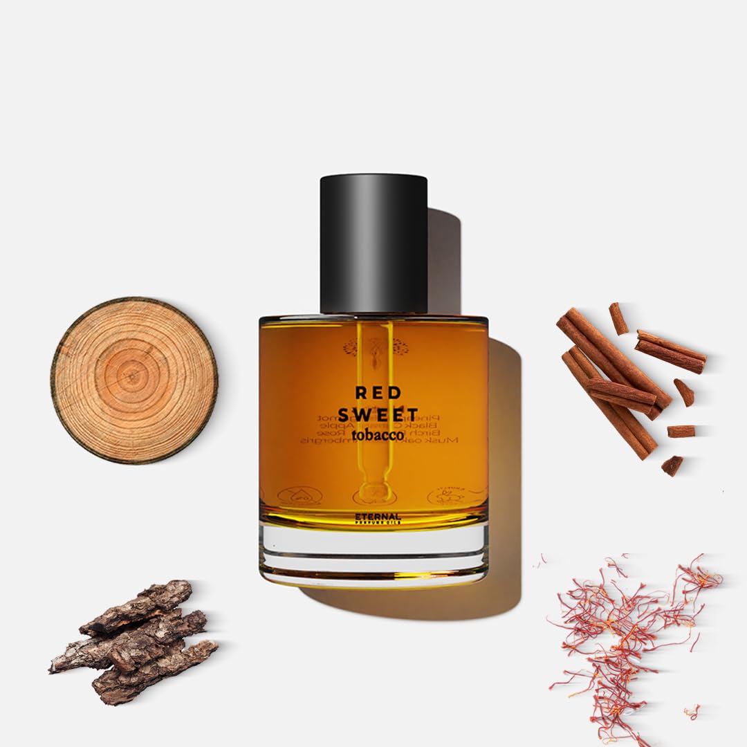 Red Sweet T0bacco Perfume Oil Inspired by Spc Trl | Long Lasting Perfume Oil for Women and Men (Unisex) - 50ml with Bonus 30ml (Pack of 2) Red Sweet Tobacco ( Inspired by Spc Trl )