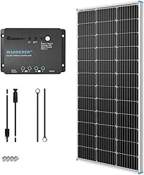 Renogy 100W 12V Solar Panel Starter Kit, 100 Watt Monocrystalline