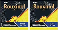 Kit 2 Encordoamento Cavaquinho Rouxinol R-51 011-026 com Chenille + 2 Palhetas – Jogo 4 Cordas Aço Inoxidável Original