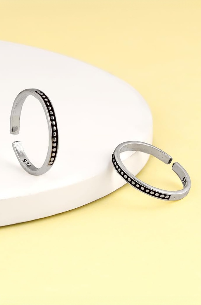 GIVA 925 Silver Toe Rings | Anniversary Birthday Wedding Gifts for Women & Girls