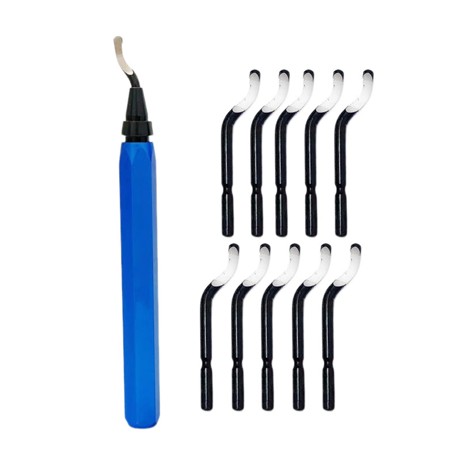 RGYBAO Blue Deburring Tool Set Includes 10 BS1010 Cutter or 15Cutter For Accuracy And Efficiency In Metal And Finishing