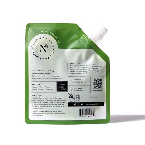 Miniatura 8 de NaturAll Mascarilla capilar de 4 onzas  Tratamiento hidratante de helado para el crecimiento del cabello seco y dañado  Ideal para todo tipo de