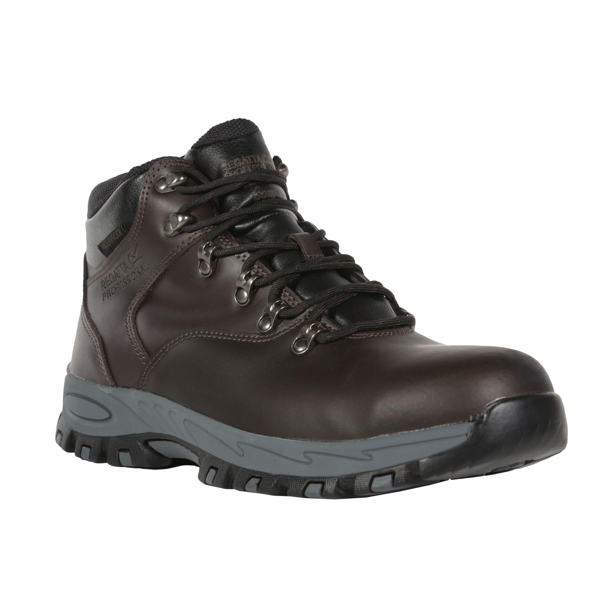 Regatta Professional Mens Gritstone Hiker Safety Boots, Peat, 8 UK