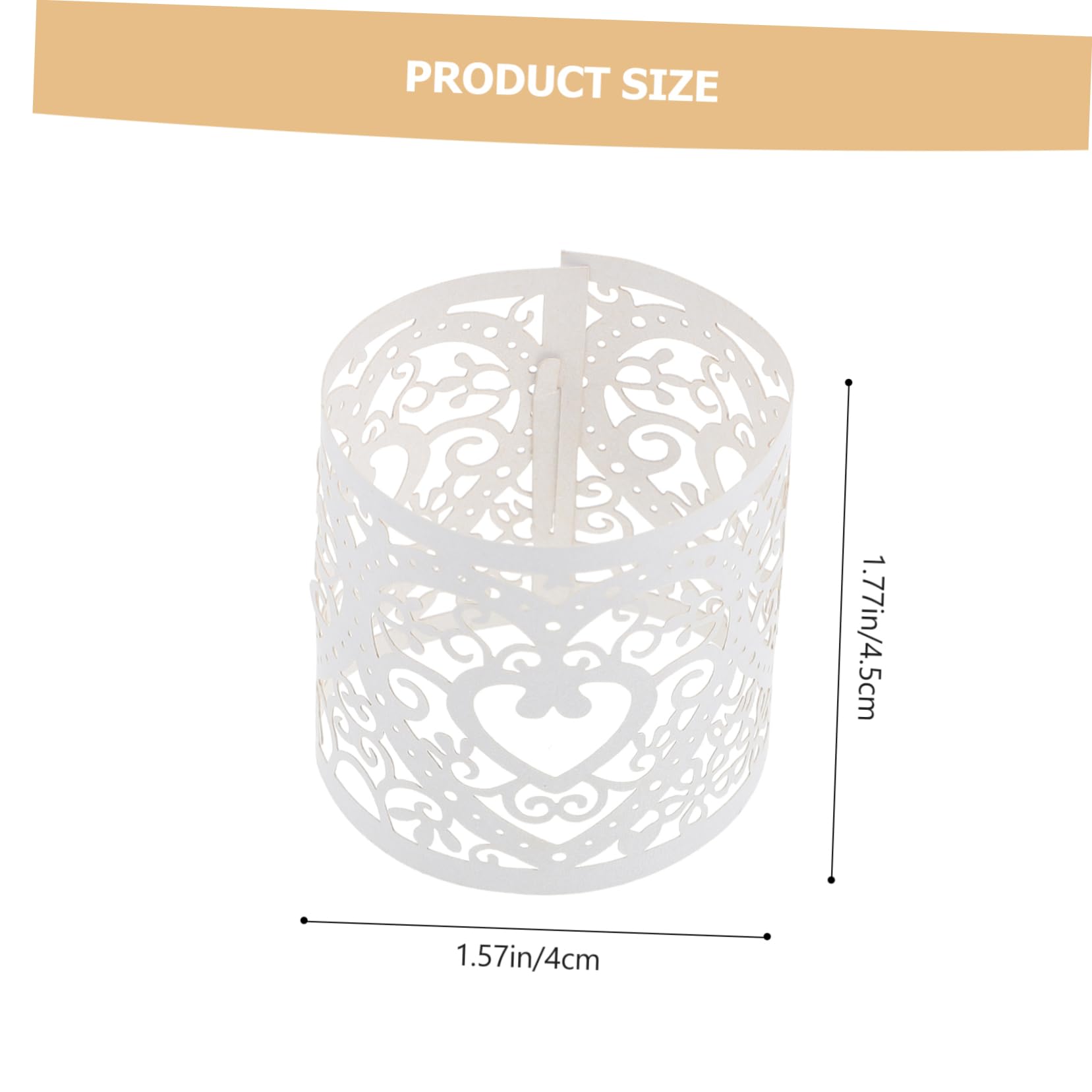 SOLUSTRE 50Pcs Hollow Candle Covers Decorative Light Wraps for LED Tealight Lamps for Weddings Parties and Special Events Iridescent Material