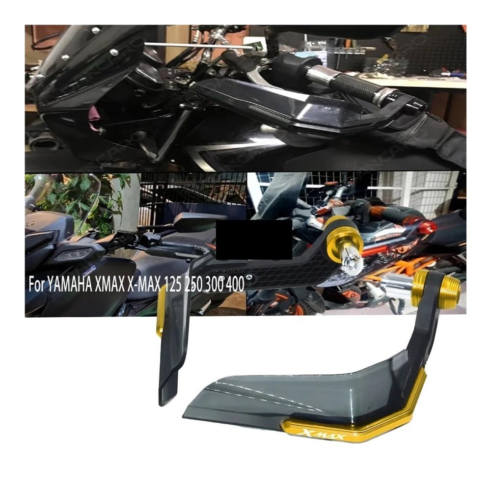 Protège-Mains Pour Yamaha X-MAX 125/250/300 (2023-2025) - ABS Noir - Protection Vent & Pluie - Installation Facile - 3