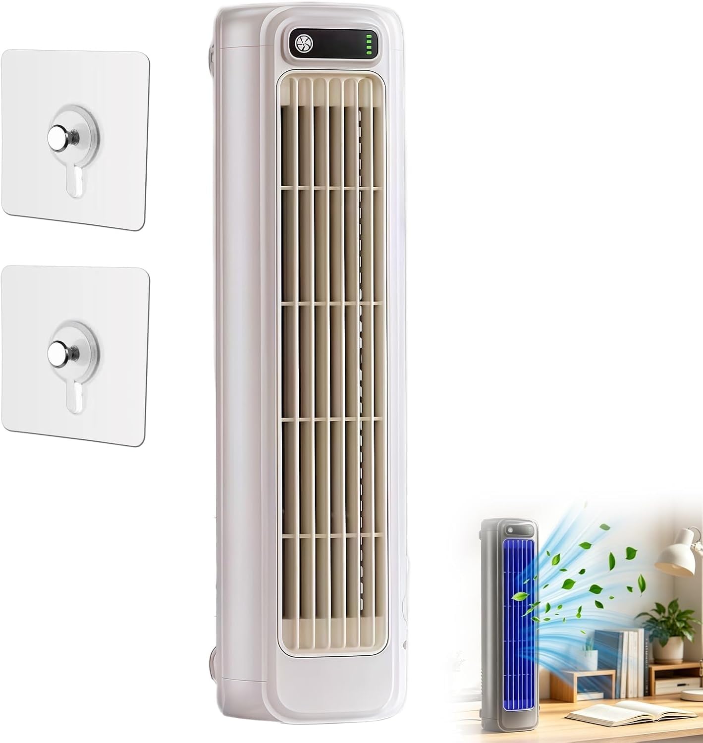 Coldeez Cooling Ace,Enfriador de aire,3 Modos,Silencioso,Recargable USB-C,Ideal para Hogar,Sin Aspas,Oficina,Camping o Autocaravana