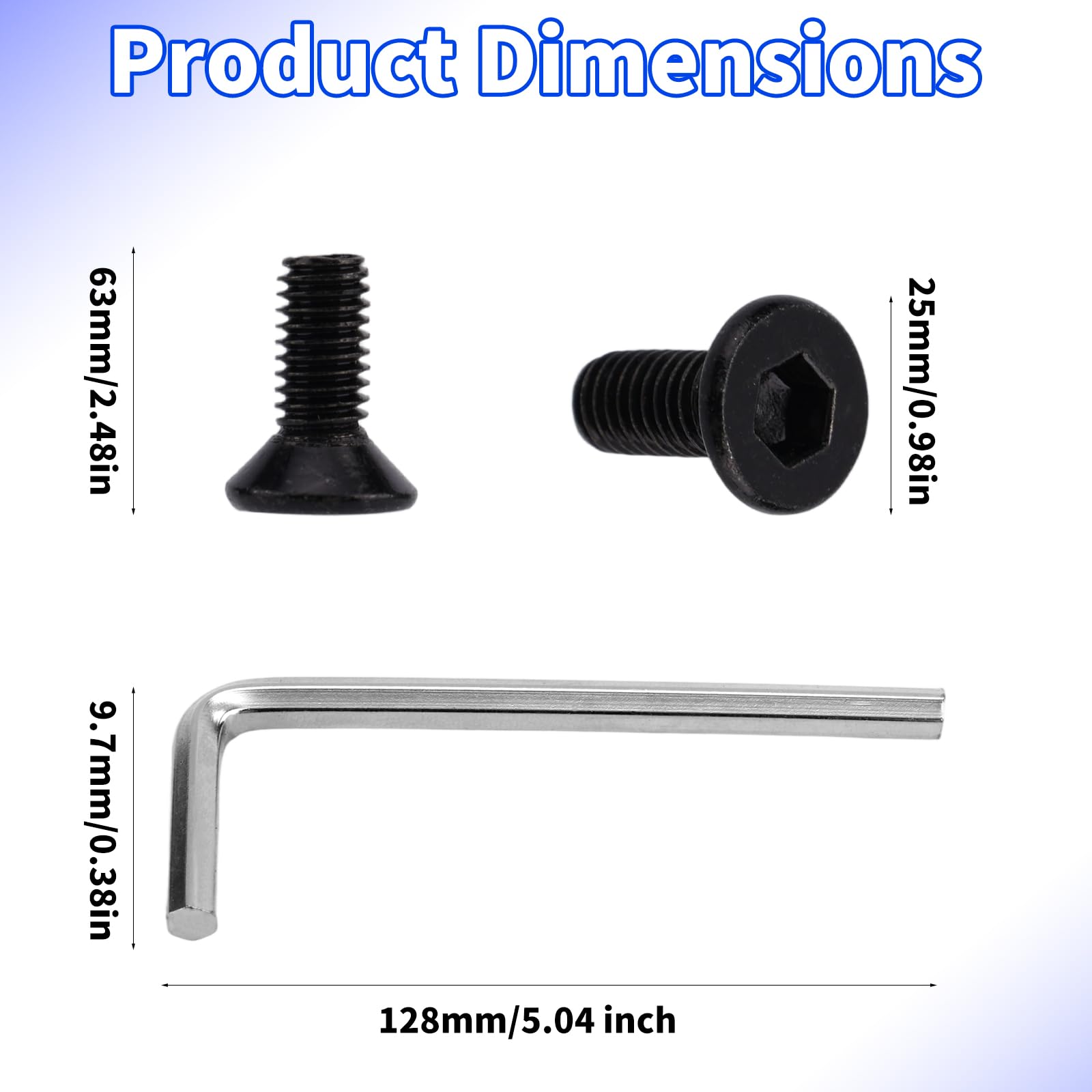 Viti Di Ricambio Per Tacchetti Delta E Shimano SPD - 8 Viti + Chiave, Per Scarpe Spinning E Bici Da Strada (clip E Tacchetti Non Inclusi)