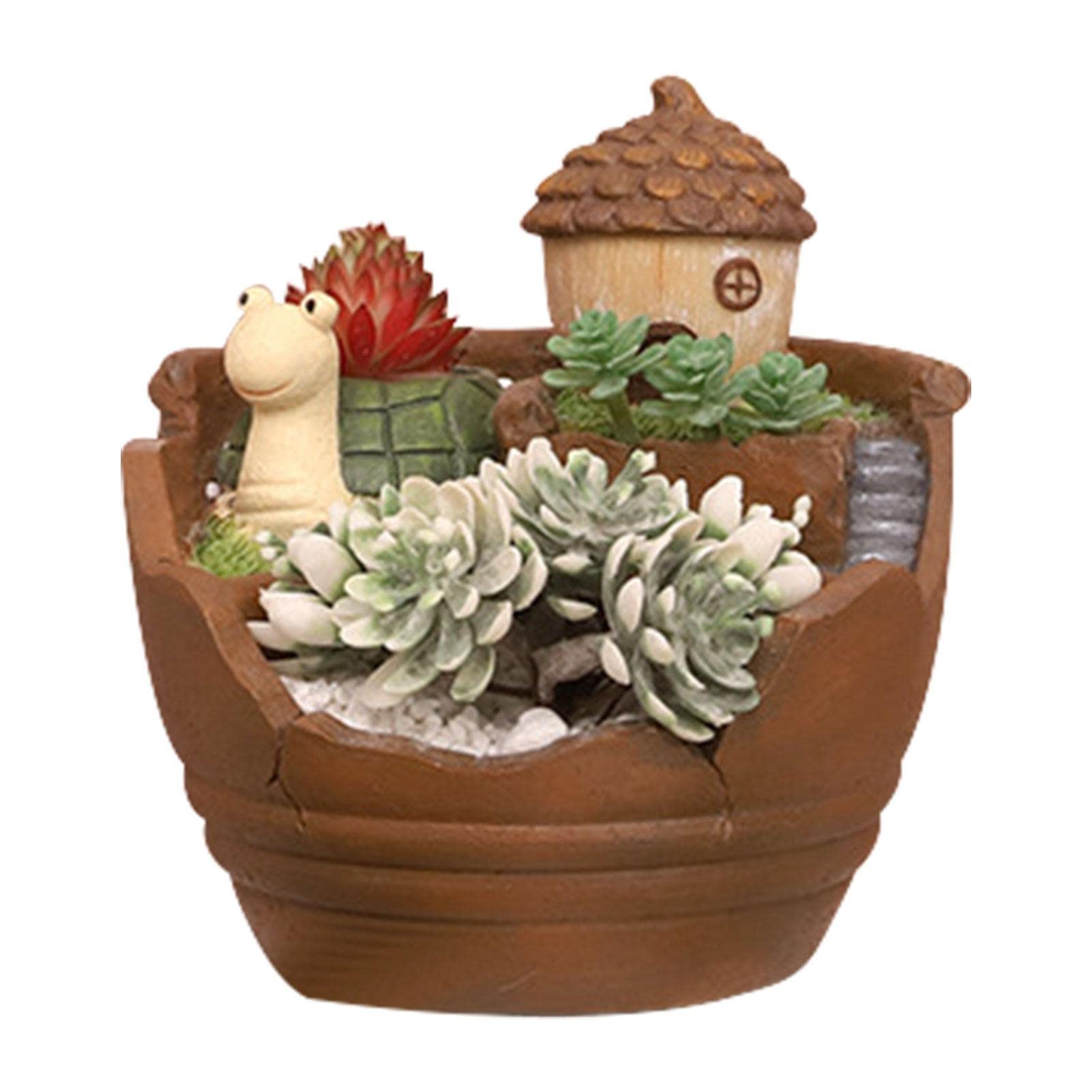 Amazon.co.jp: 植木鉢 プランター かわいい 多肉植物ポット