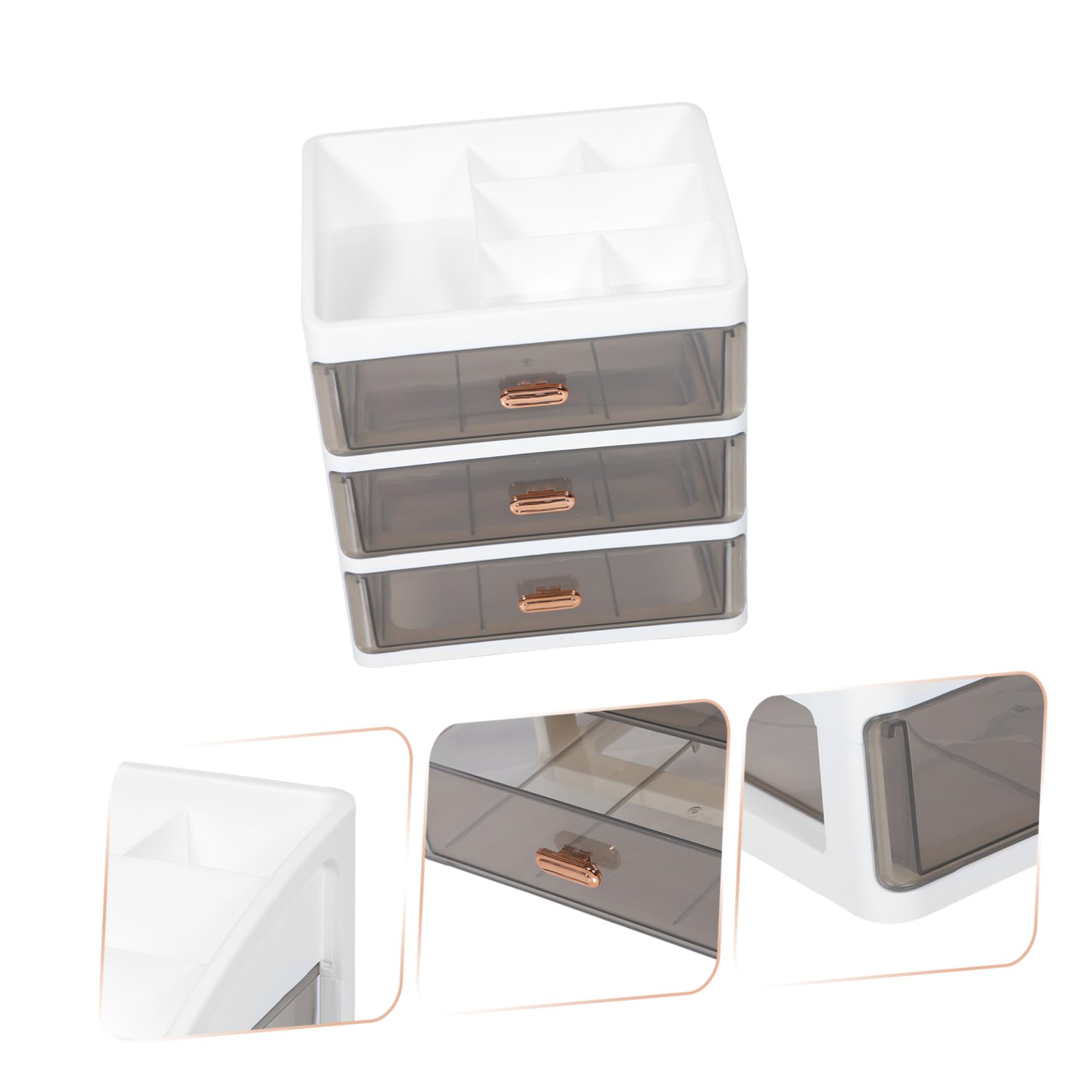Aufbewahrungsbox für Kosmetik Schminkorganizer mit Aufbewahrungsschubladen Make-up-organizer aus Robustem für Schlafzimmer und Arbeitszimmer Kosmetikaufbewahrungsbox