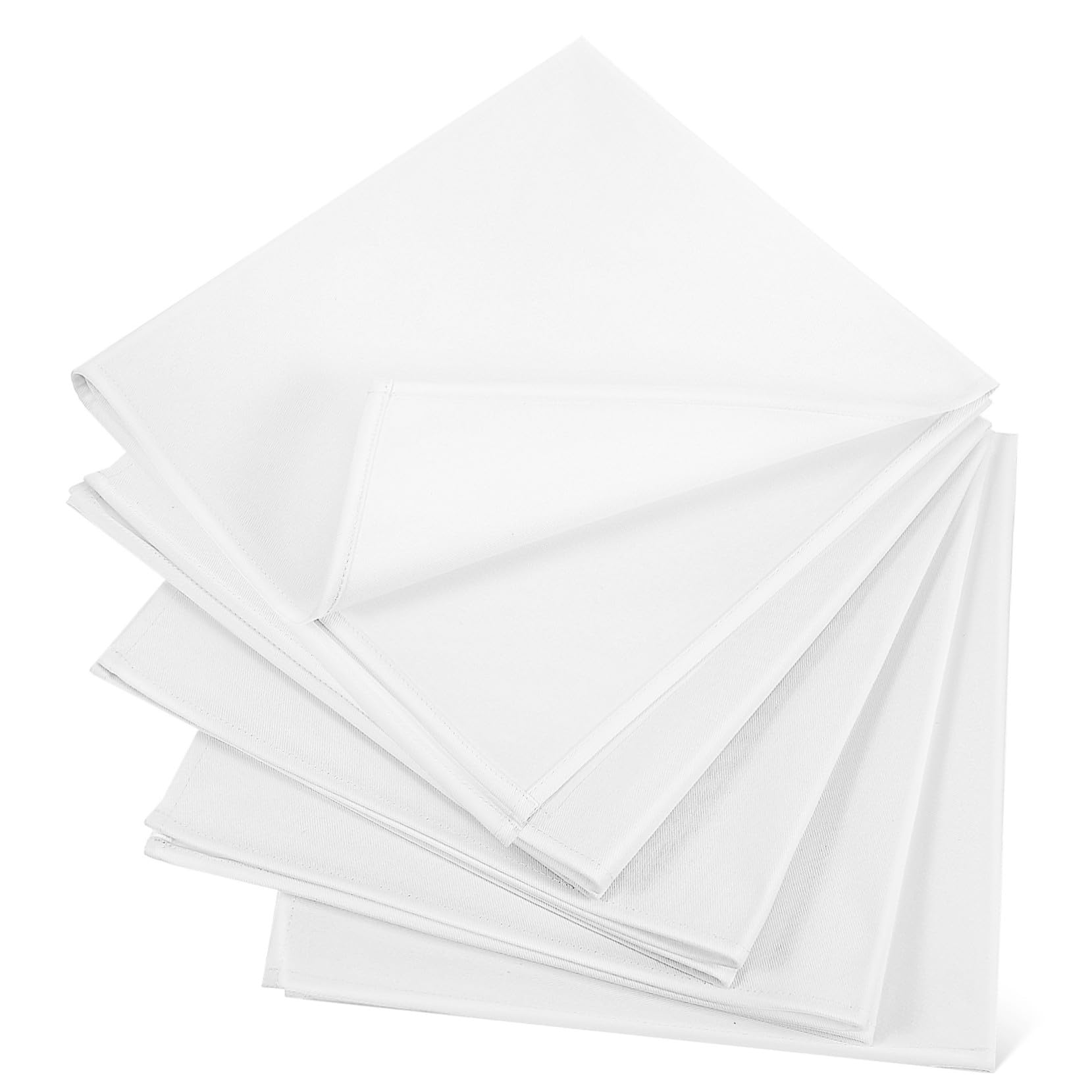 Servilletas de algodón para bodas y cenas formales, pack de 5 unidades reutilizables