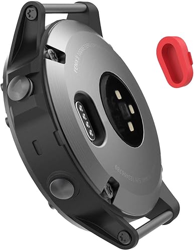 Miniatura 3 de KELIFANG Paquete de 10 tapones antipolvo para Garmin Fenix 7/7S/7X, 5/5S/5X, 6/6S/6X, Pro, Forerunner 935, Vivoactive 4/4S, Venu - Protector