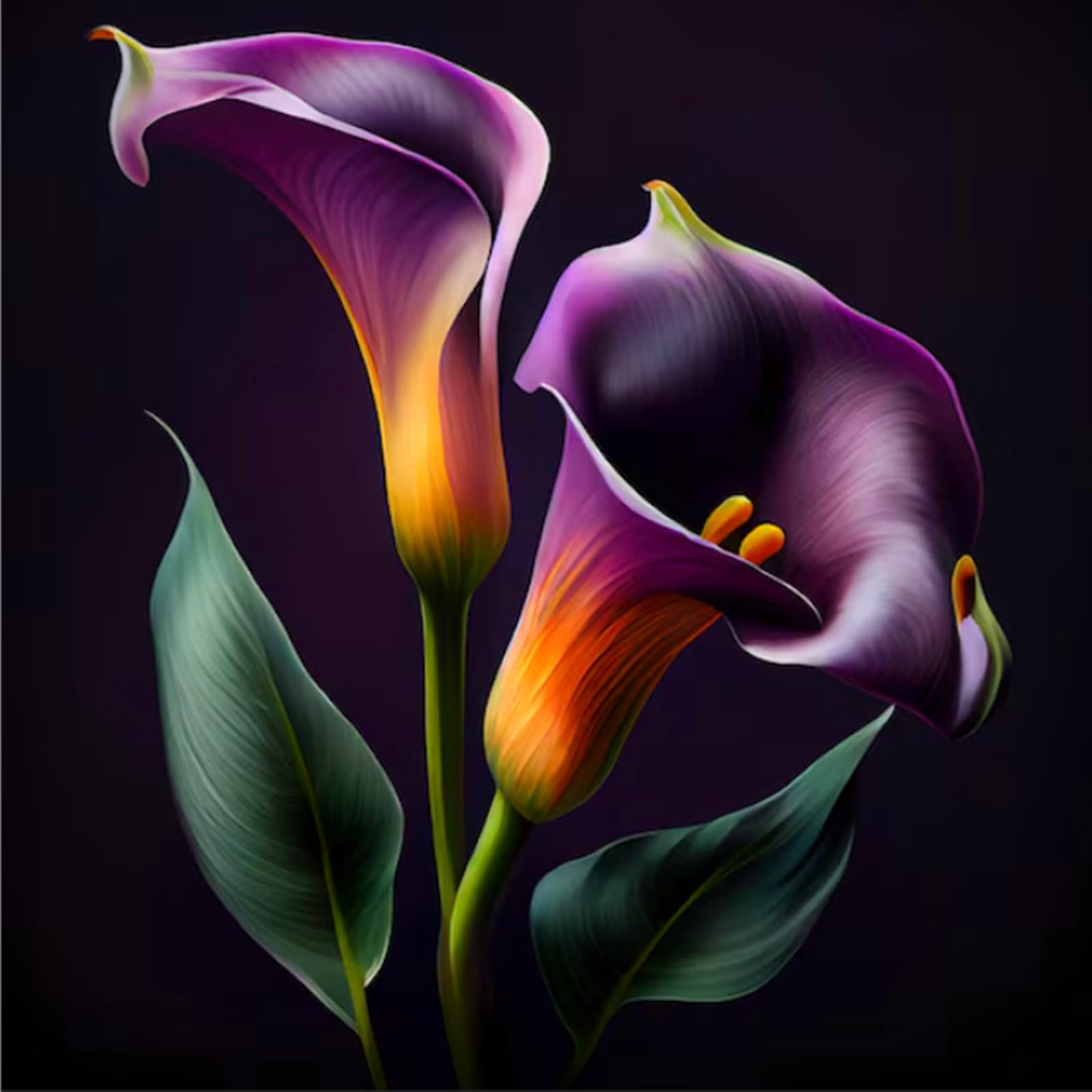 Calla Lily Plants for Sale,Calla Lily Plants and Bulbs, Ideal for Cut Flowers and Wedding Decor.-6bulbs-D