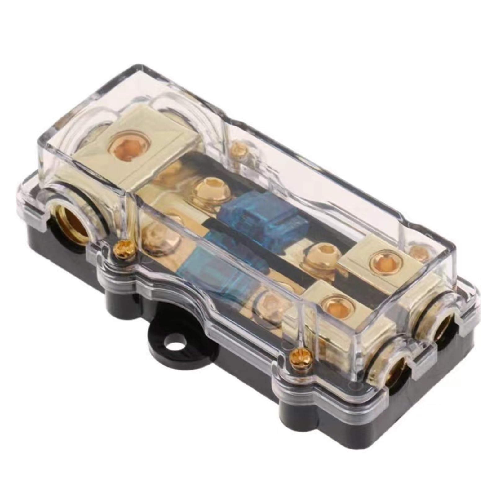 Modification audio voiture mini fusible shunt 150A deux en un