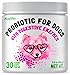 Probiotics for Dogs Natural Digestive Enzymes Prebiotics for Allergy Itch Relief Gut Flora Coprophagia Bowel Support Treatment Anti Diarrhea for Dogs Pet Health Immune System Support 30 Soft Chews