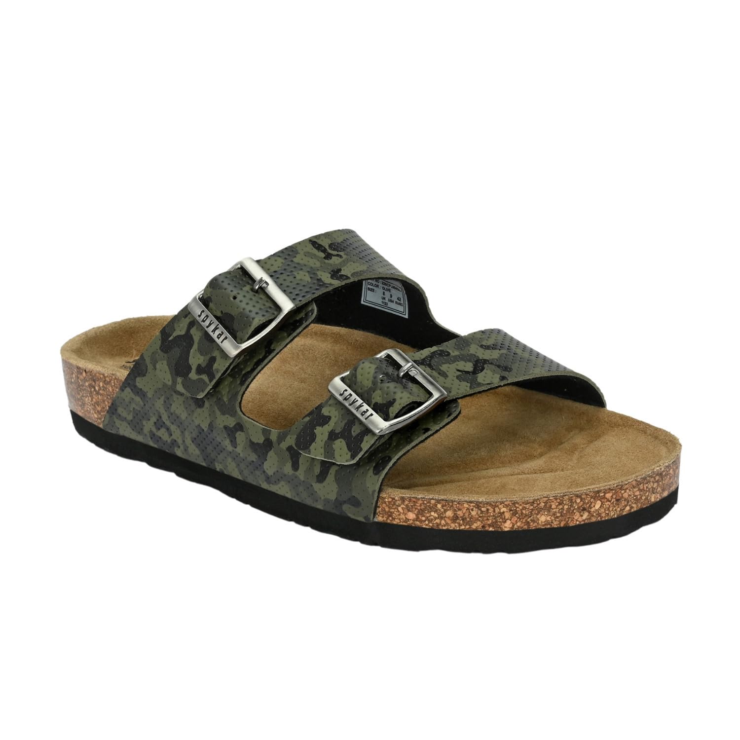 Spykar Hort Men Olive Comfort Sandal | 8 UK (B0CY4YJSCQ) Amazon Price History, Amazon Price Tracker