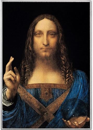 Salvator Mundi Da Vinci Moneda Plata 1 Oz 1000 Francos Camerún 2026