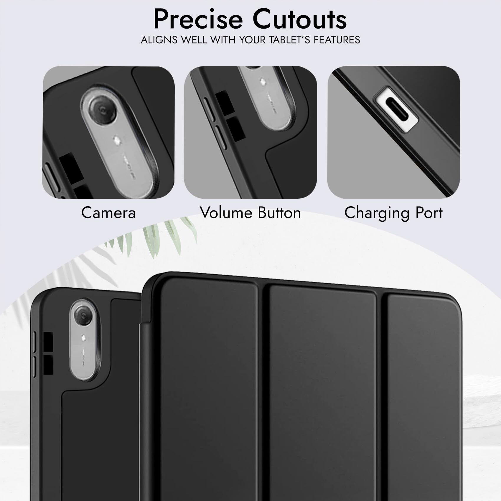 Robustrion Case for Lenovo Idea Tab Pro 2nd Gen 13 inch Cover Case with [Pencil Holder] [Soft Flexible Case] for Lenovo Idea Tab Pro Gen 2 Cover Case 13 inch [Auto Sleep Wake Support] - Black — Amazon image 7