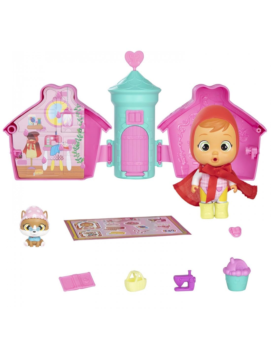 SMALL CLAP Cry Babies Magic Tears Story House Surprise Doll 3+ Years (Pink) (B0D5VLGG8Q) Amazon Price History, Amazon Price Tracker