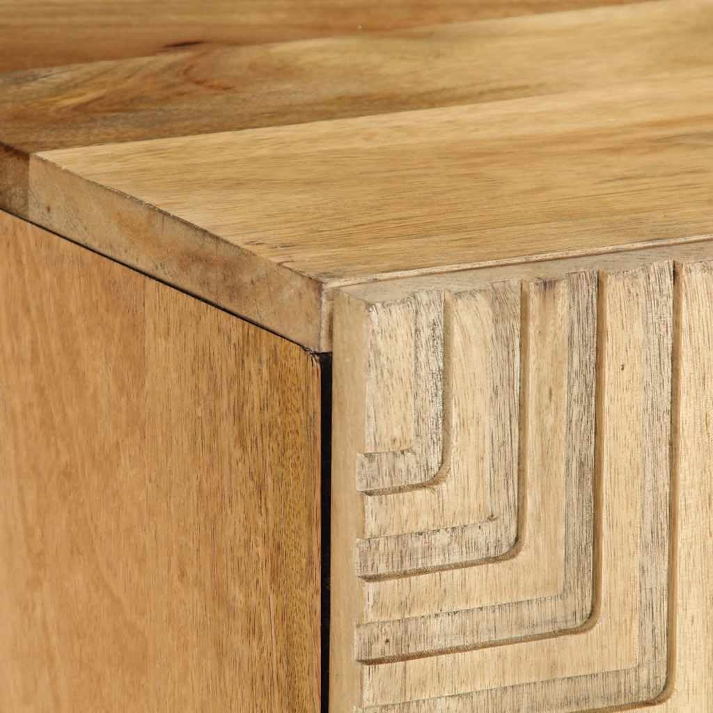 vidaXL Szafka RTV Brązowa 105x33x46 cm Drewno lite Mango