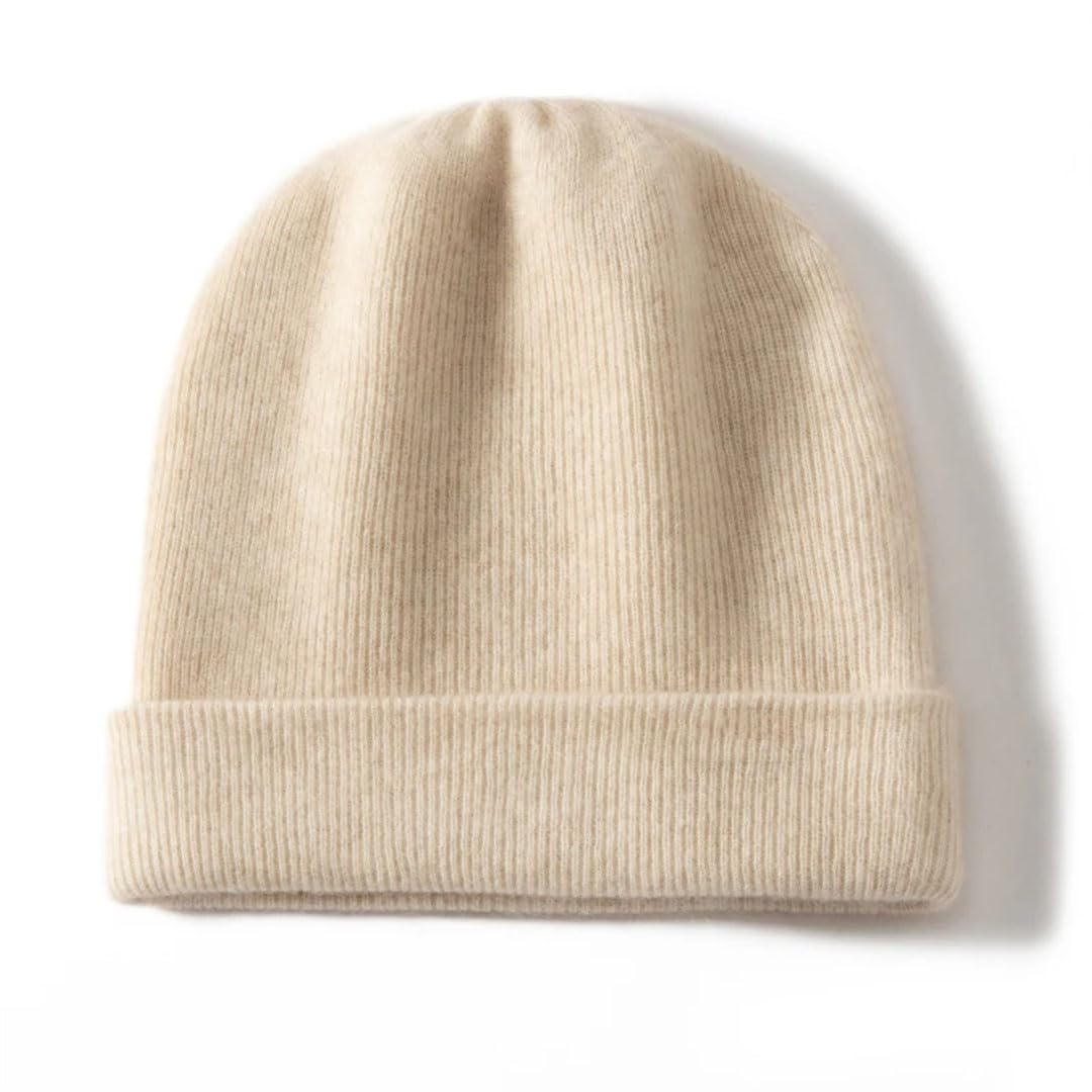 Czapki zimowe dla kobiet czapki dzianinowe 100% kaszmir czapki beanie zimny kapelusz pogrubiony utrzymuje ciepło czapka czapka unisex
