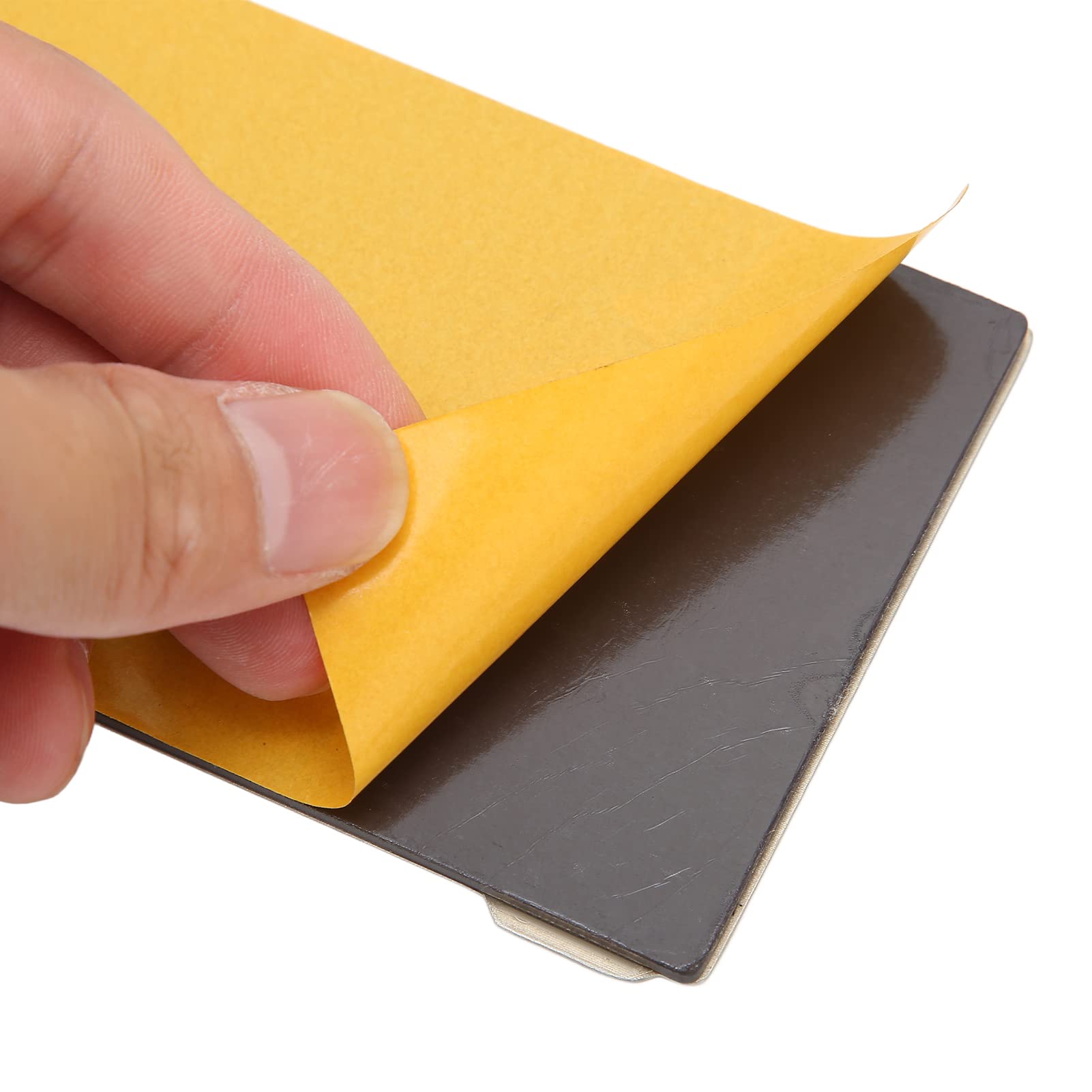 124x70mm Flexible Spring Steel Plate, SLA DLP Magnetic Build Sheet, 3D Printer Accessories for Hrozen Sonic Mini, Kudo Bean, Longer Orange 30