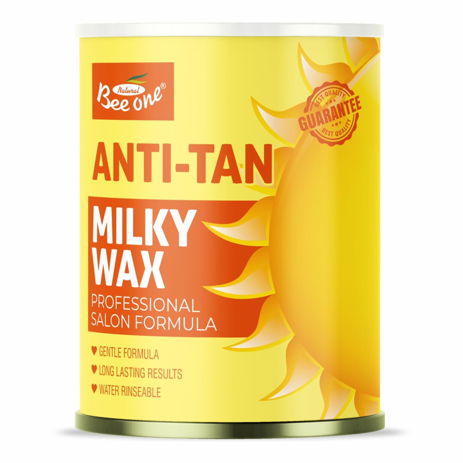 BEE ONE De-Tan Milky Wax For All Skin Types – 800 gm | Tan Removal Wax for Smooth & Radiant Skin | Moisturizing, Nourishing Formula | Suitable for Face, Arms, & Legs | Safe for Sensitive Skin-image-3