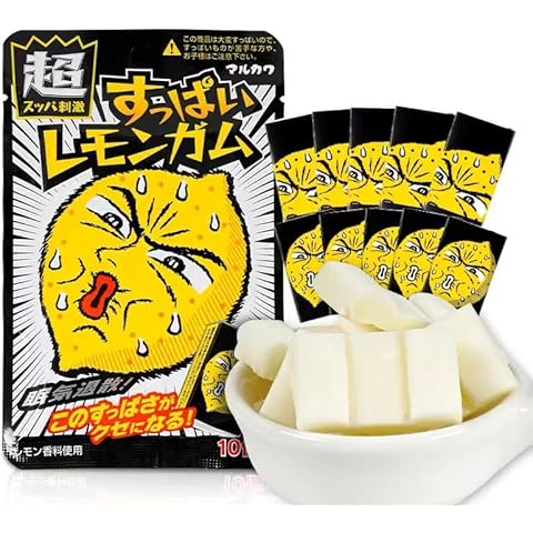 MARUKAWA Sour Lemon Bubble Gum Cover