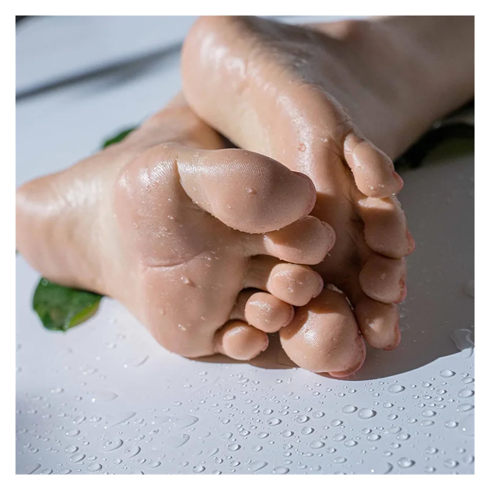 Silikonowy model stopy żeński wysokiej ści realistyczne zdobienie paznokci stopka do rekwizytów wystawowych obraz medyczny sztuczne pończochy TGZ36A(Heatable Toes NoBone,Right foot)