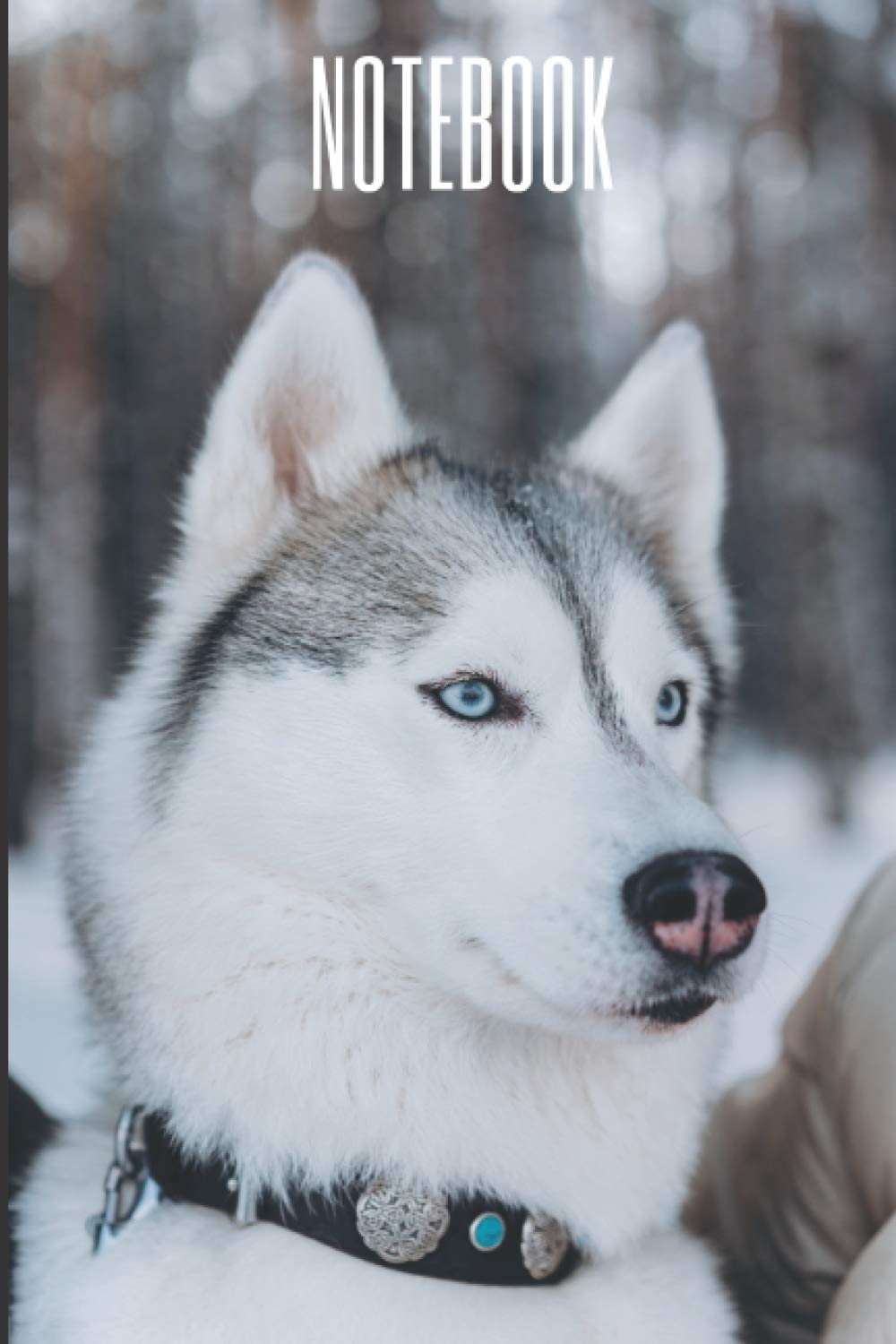Alaskan Malamute Notebook: Lined white paper journal with an Alaskan Malamute picture on the cover (composition book, notebook, gratitude journal, travel log ) 6x9 - 120 pages