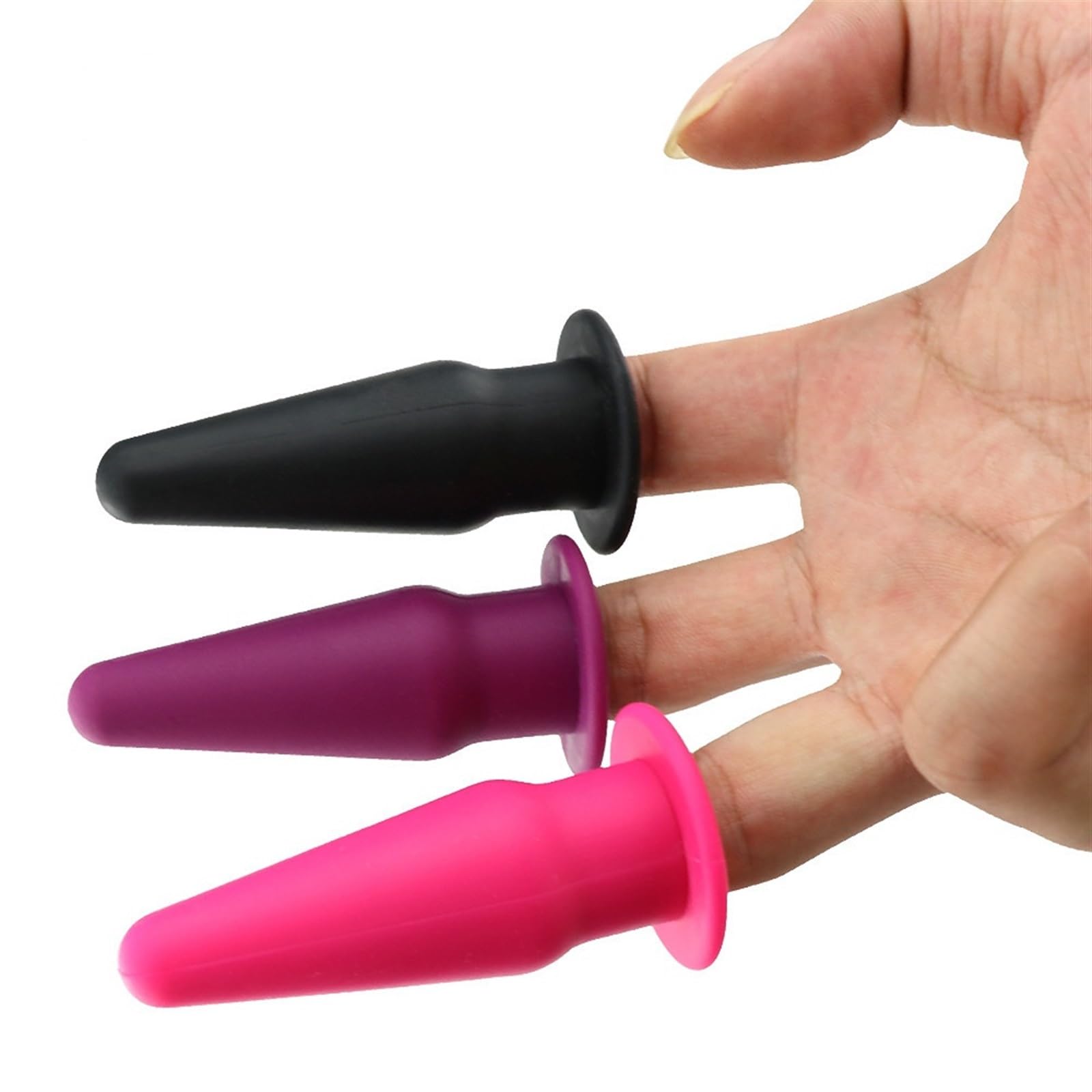 Amazon.com: BDSM Silicone Finger Anal Sex Toys for Man Erotic Anus Plug  Soft G-Spot Stimulation Thread Dilator Butt Plug (Color : Black, Size : A)  : Health & Household