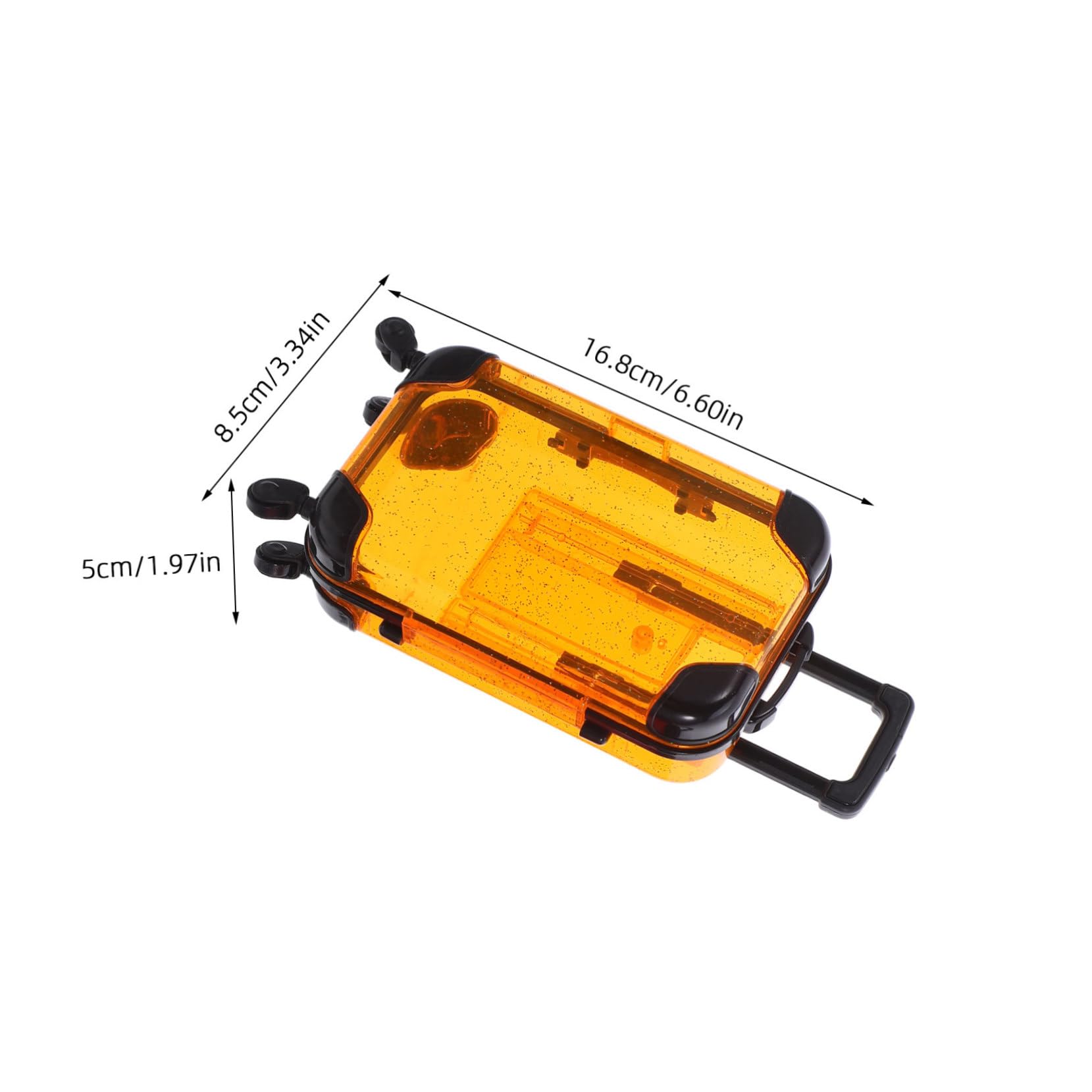 5 Pezzi Valigia Per Trolley Per Giocattolo Da Viaggio Playset Valigia Con Rotelle Per Giocattolo