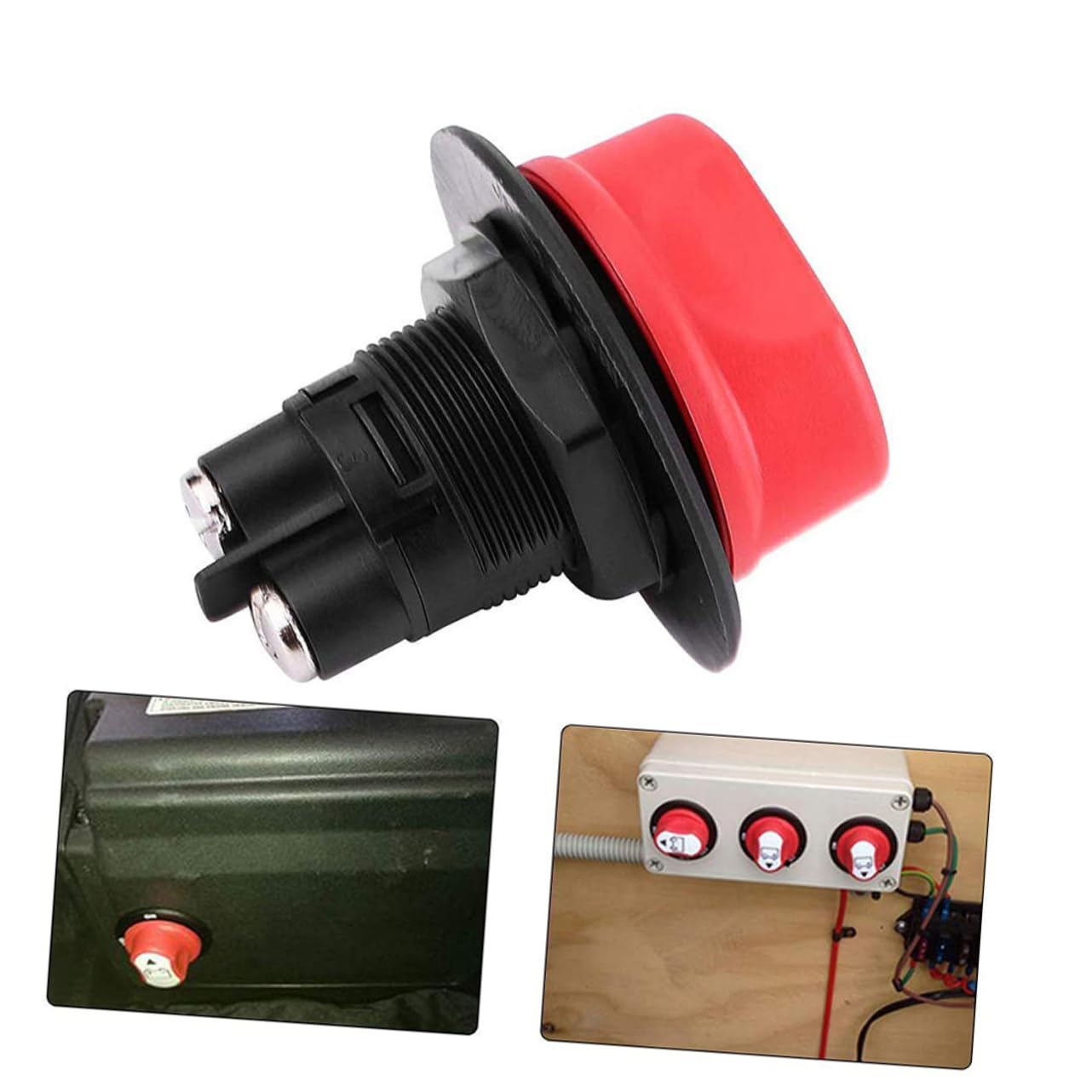 1set Battery Switch Heavy Duty Battery Disconnect for Rv Boat Car ATV Utv