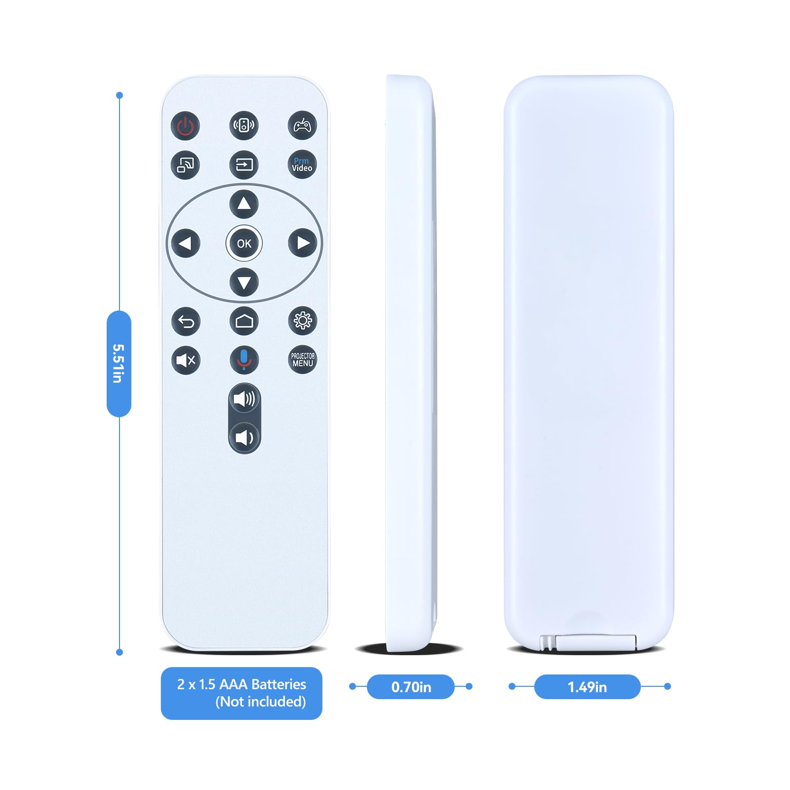 Telecomando di ricambio RCI068 per proiettore BenQ X1300i X3000i